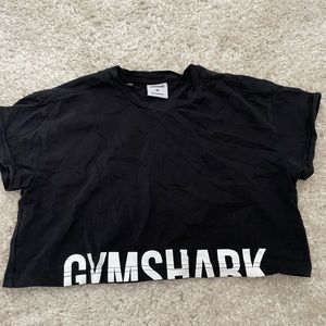 GYMSHARK BLACK FRACTION TEE🖤